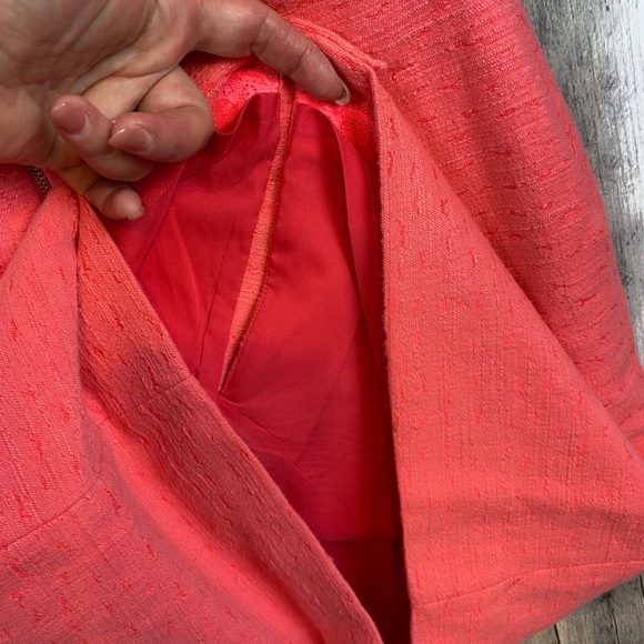 KATE SPADE Gwendolyn Dress Havana Super Coral Size 6 - Picture 7 of 13